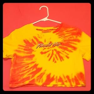 Crop top and comes with hot chip bag